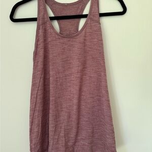 Lululemon Athletica Element Tank Heathered Misty Merlot. Excellent Condition.